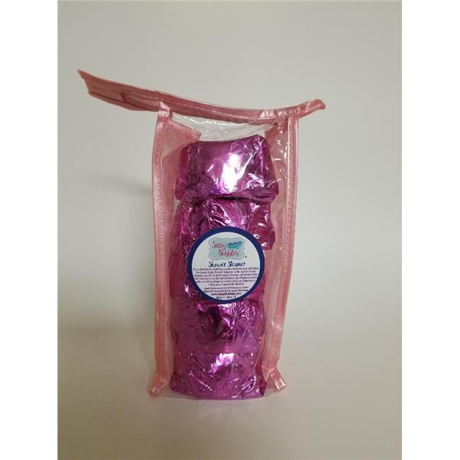 Sassy Bubbles GeorgiaSteamer Georgia Peach Shower Steamer, Set of 5