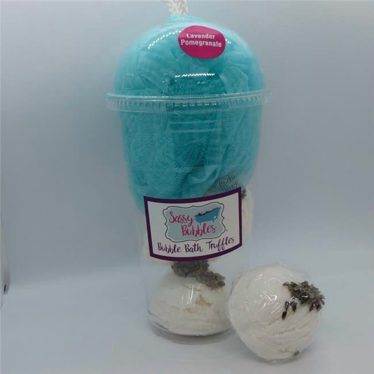 Sassy Bubbles LavPomgShake Bubble Bath Truffle Shake - Lavender & Pomegranate