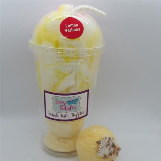 Sassy Bubbles LemVerShake Bubble Bath Truffle Shake - Lemon Verbena