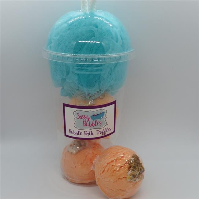 Sassy Bubbles MangoManShake Bubble Bath Truffle Shake - Mango Mandarin