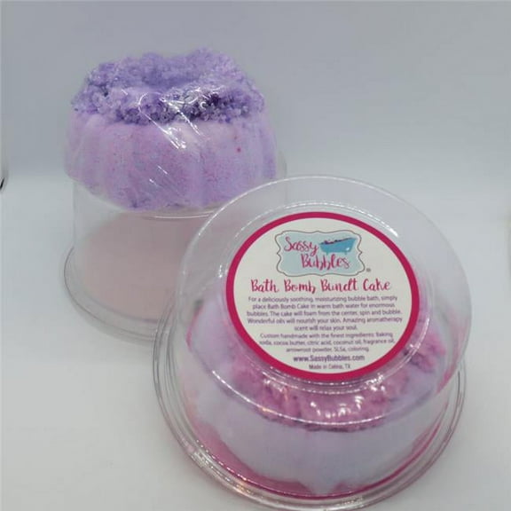 Sassy Bubbles RaspBoomBundt Bath Bomb Bundt Cake - Raspberry Boom