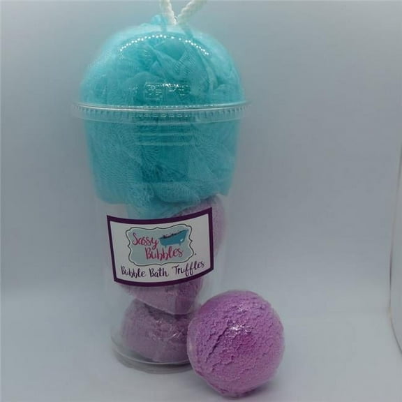 Sassy Bubbles RaspBoomShake Bubble Bath Truffle Shake - Raspberry Boom
