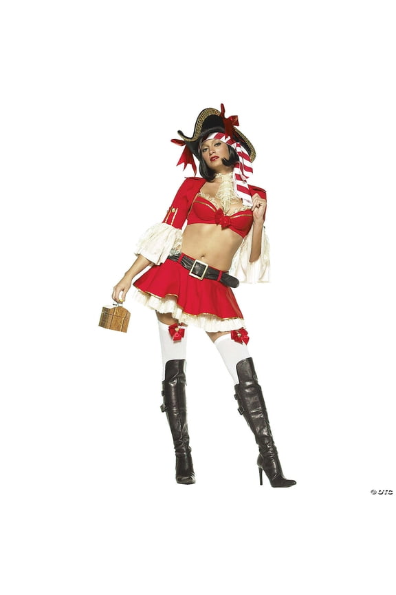 Sassy Captain 5 Piece Women's Adult Halloween Costume