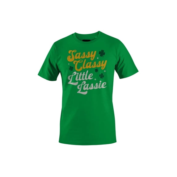 Sassy Classy Little Lassie Fun St. Patricks Day Quote Women's T-shirt
