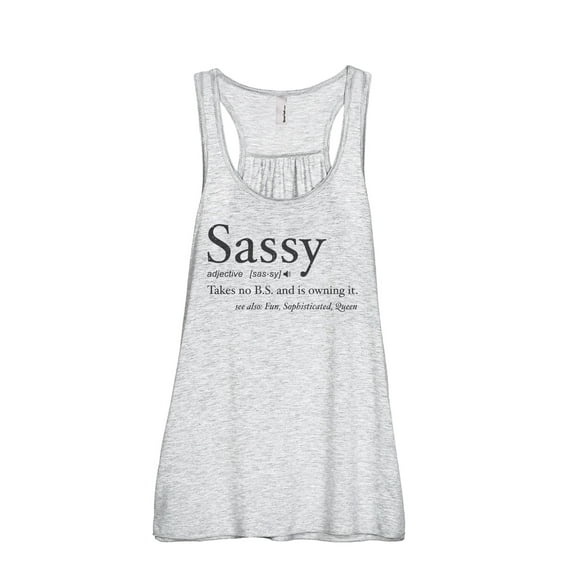 Sassy Definition Women's Fashion Sleeveless Flowy Racerback Workout Yoga Tank Top Sport Grey 2X-Large