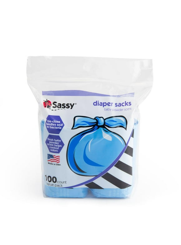 Sassy Diaper Sacks, 100 Count