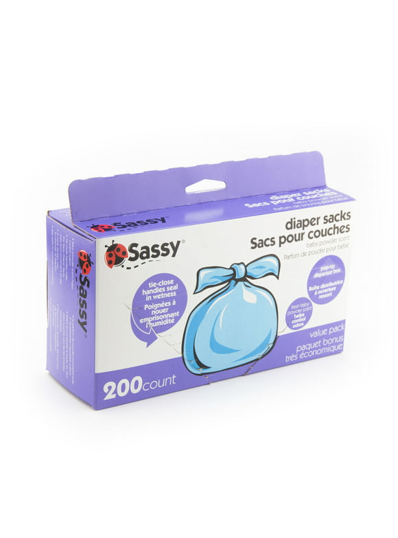 Sassy Disposable Diaper Bags, 200 Ct