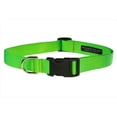 thumbnail image 1 of Sassy Dog Wear SOLID NEON GREEN MED-C Nylon Webbing Dog Collar- Neon Green - Medium, 1 of 1
