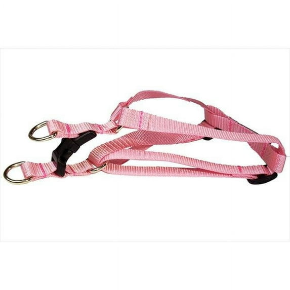 Sassy Dog Wear Nylon Webbing Dog Harness- Pink - Extra Small