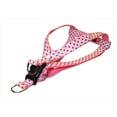 thumbnail image 1 of Sassy Dog Wear POLKA DOT-PINK-BROWN2-H Polka Dot Dog Harness- Pink & Brown - Small, 1 of 1