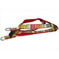 thumbnail image 1 of Sassy Dog Wear STRIPE-RED-MULTI3-H Multi Stripe Dog Harness- Red - Medium, 1 of 1