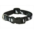 thumbnail image 1 of Sassy Dog Wear ZEBRA-WHITE-BLK.1-C Zebra Dog Collar- Black & White - Extra Small, 1 of 1