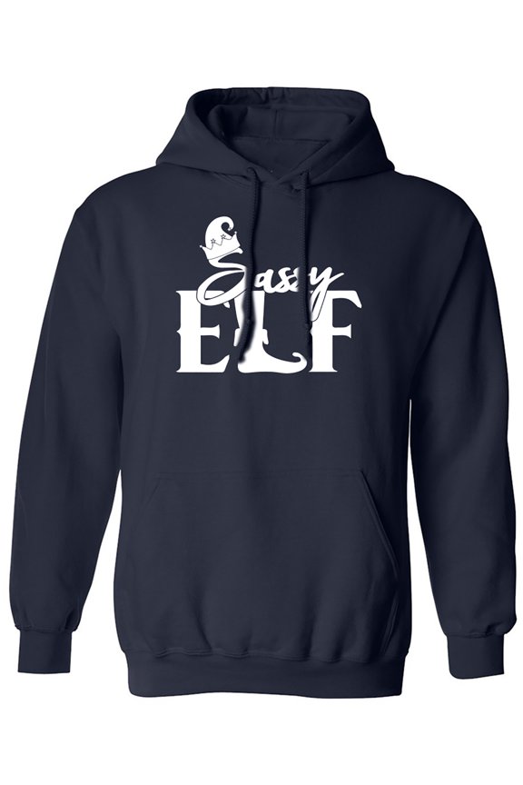Sassy Elf Adult Hooded Sweatshirt