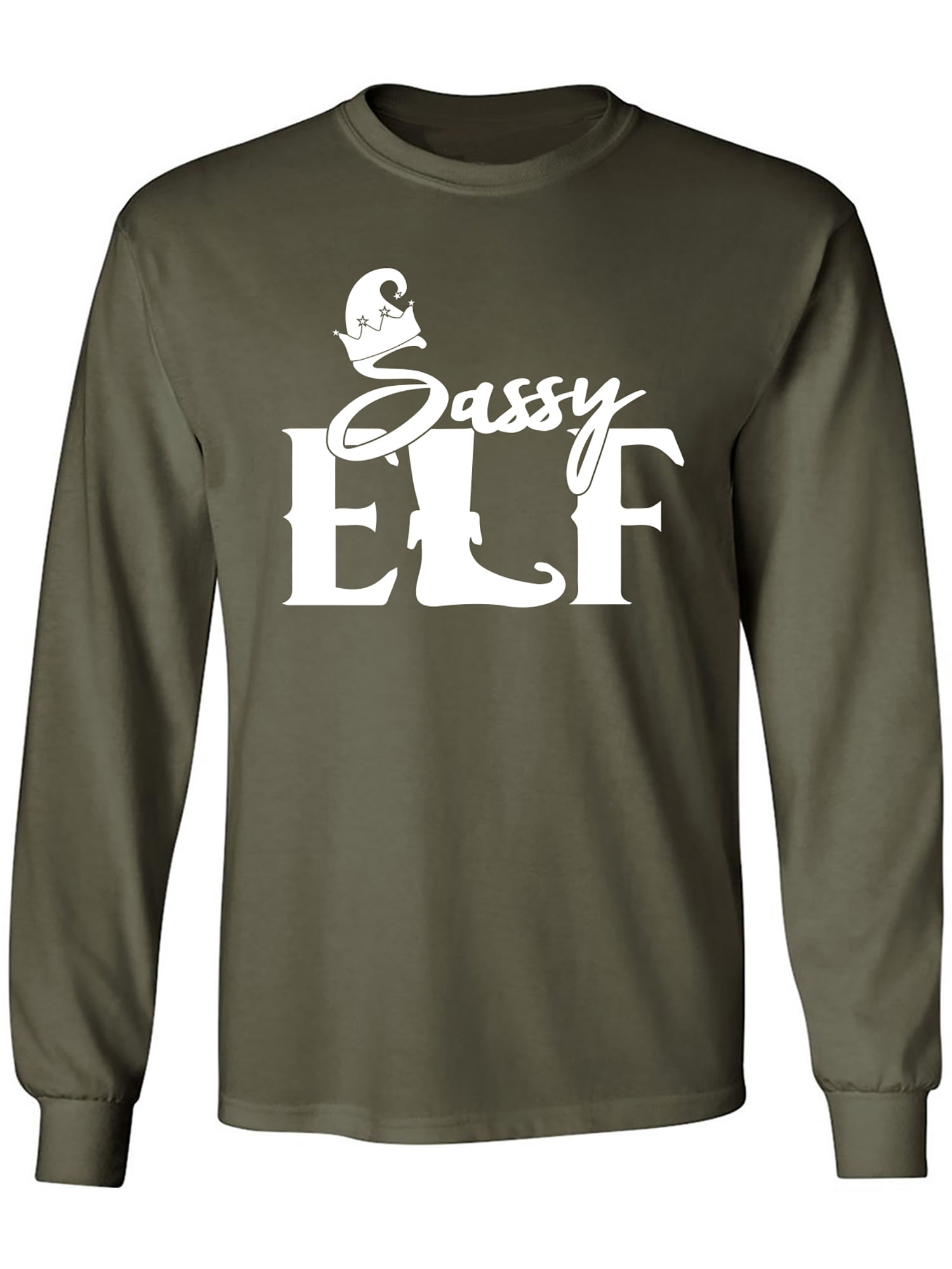 Sassy Elf Adult Long Sleeve T-shirt