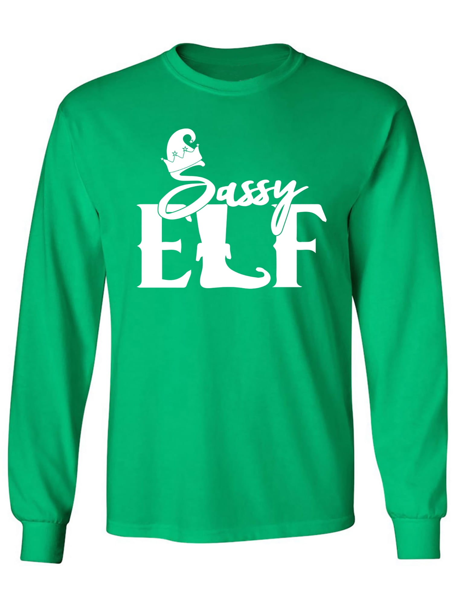 Sassy Elf Adult Long Sleeve T-shirt