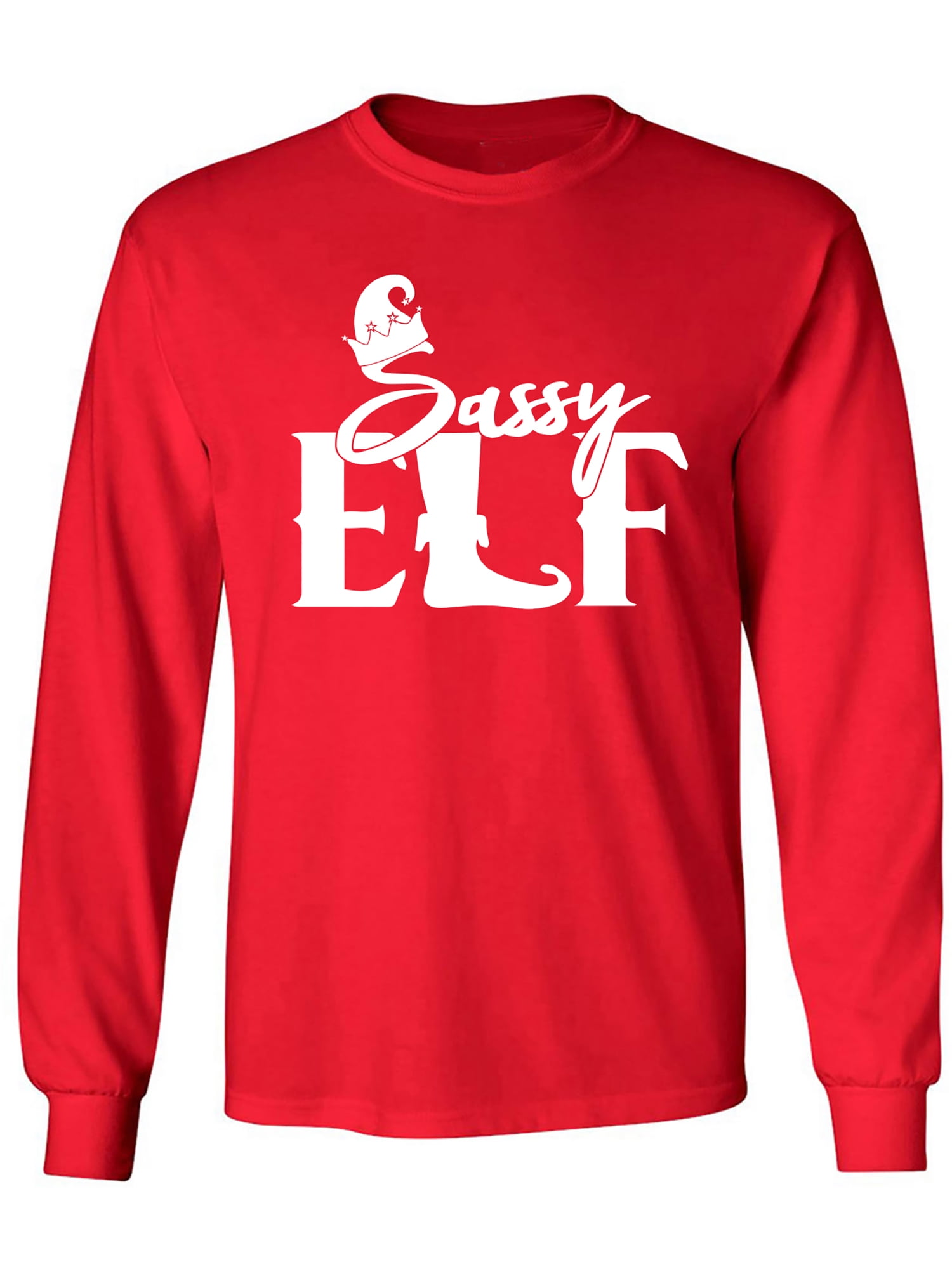 Sassy Elf Adult Long Sleeve T-shirt