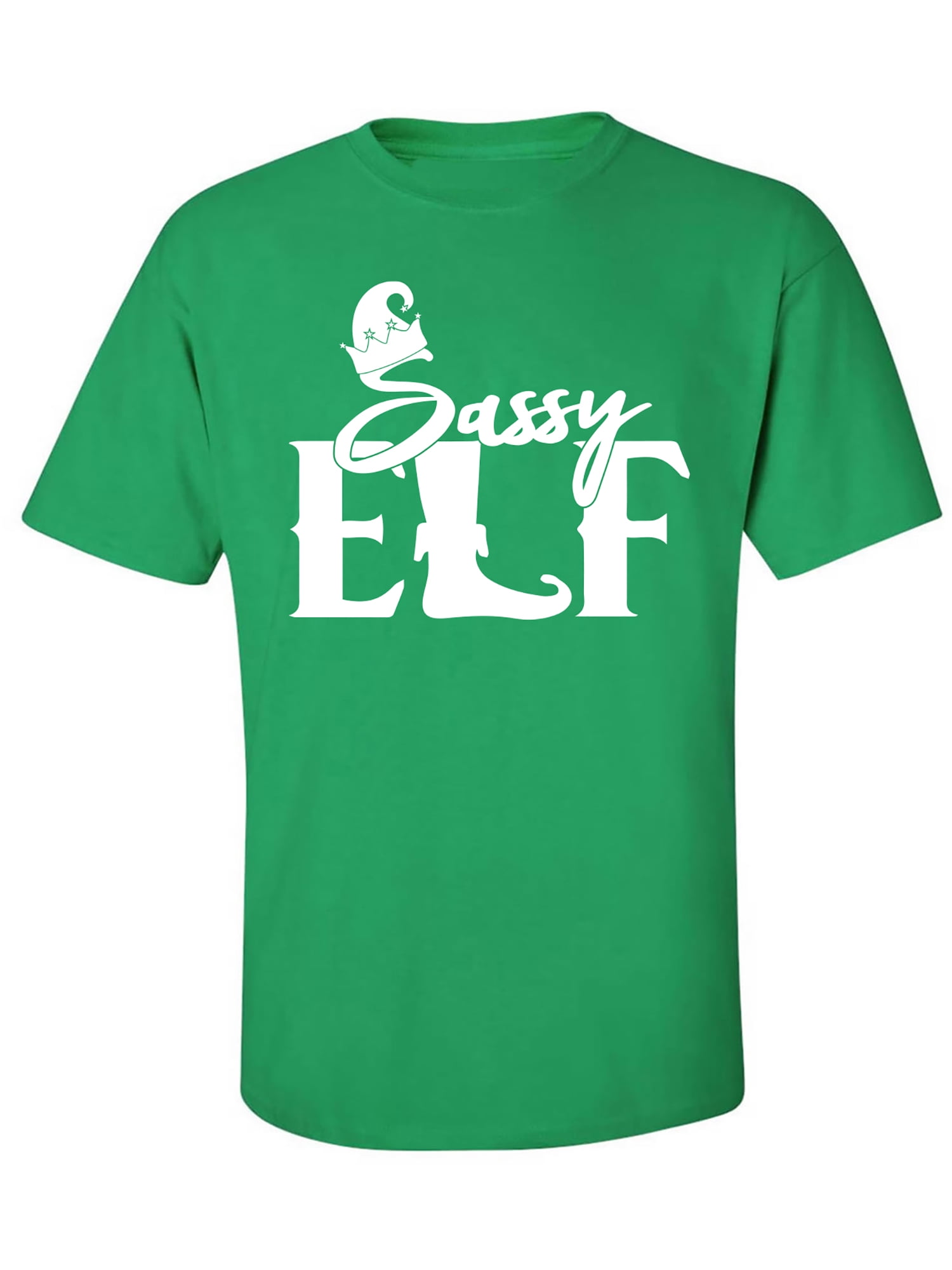 Sassy Elf Adult Short Sleeve T-shirt