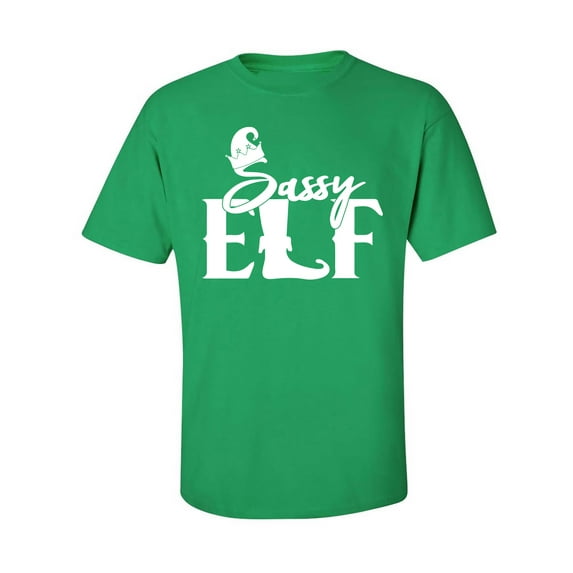 Sassy Elf Adult Short Sleeve T-shirt