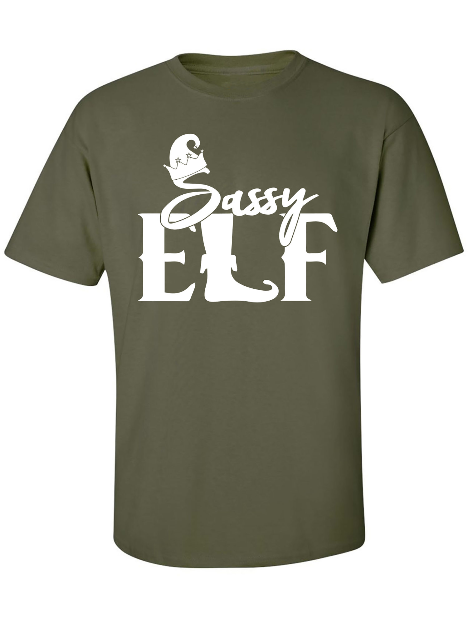 Sassy Elf Adult Short Sleeve T-shirt