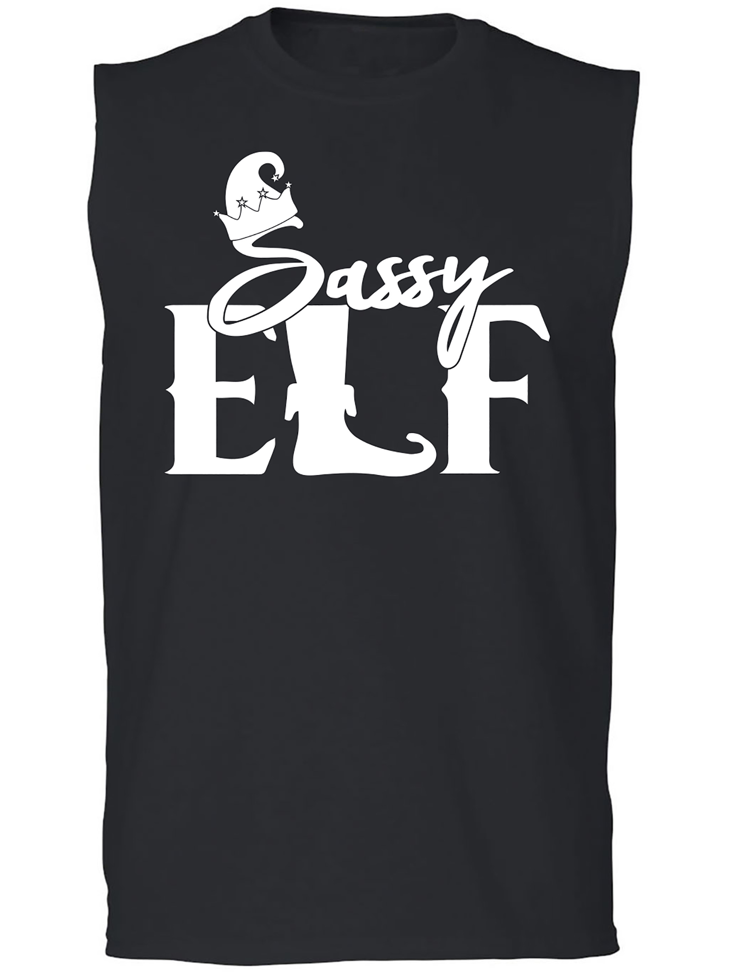 Sassy Elf Adult Sleeveless Tee