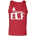 thumbnail image 1 of Sassy Elf Adult Tank Top, 1 of 3