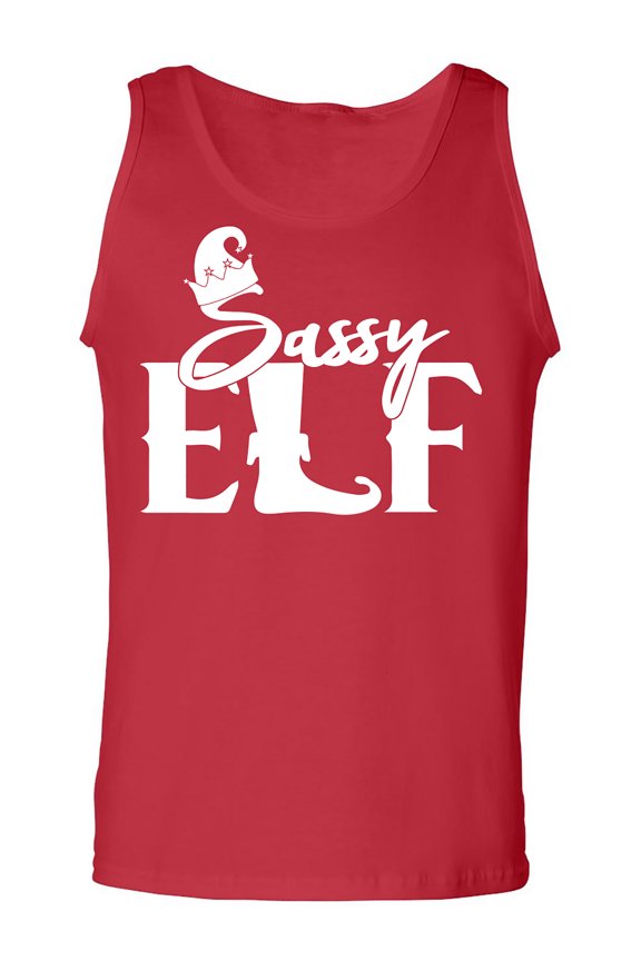 Sassy Elf Adult Tank Top
