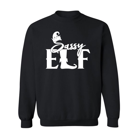 Sassy Elf Crewneck Sweatshirt