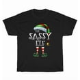 thumbnail image 1 of Sassy Elf Matching Family Christmas for Men and Women for Holiday Pajama Set up to 5XL, 1 of 2