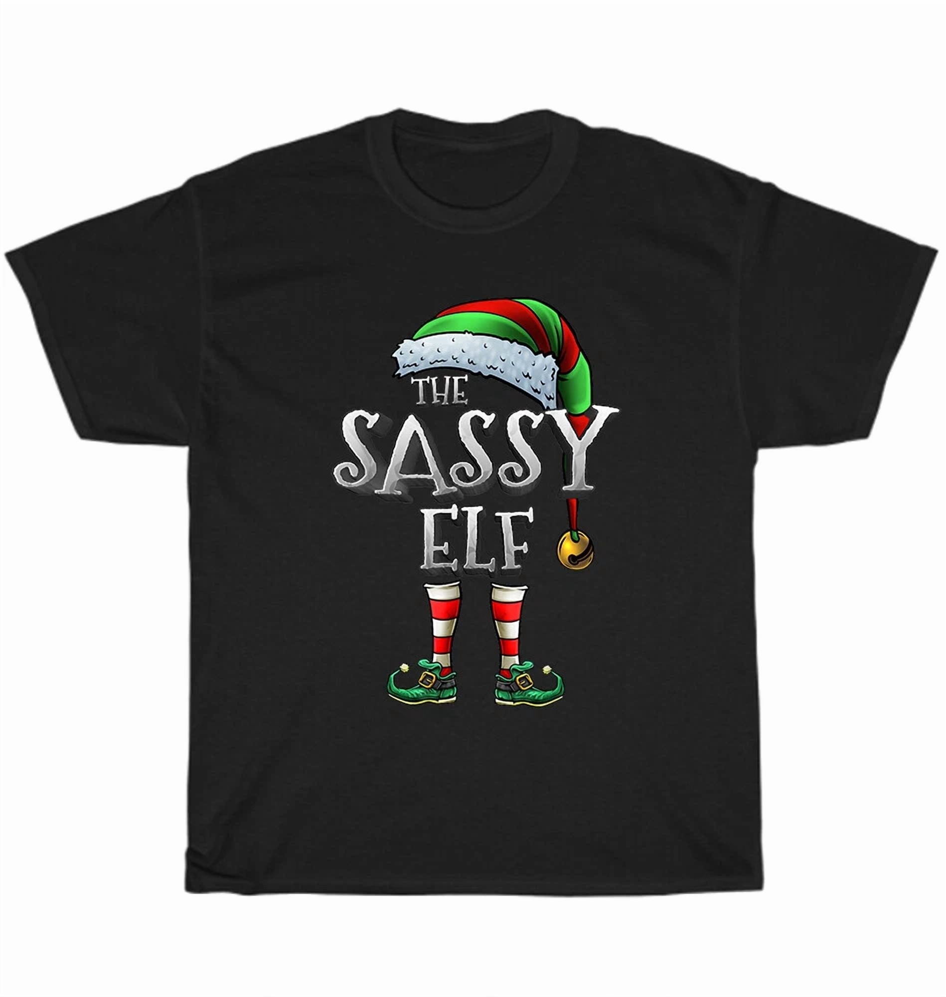 Sassy Elf Matching Family Christmas for Men and Women for Holiday Pajama Set up to 5XL
