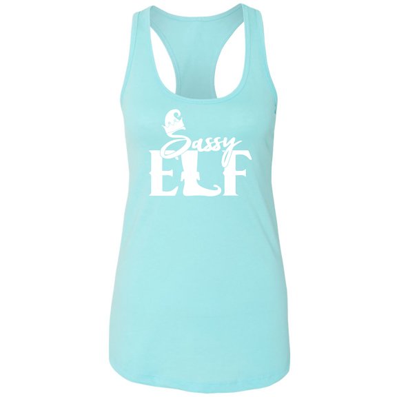 Sassy Elf Racerback Tank