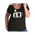 thumbnail image 1 of Sassy Elf Womens Plus Size Scoopneck Tee, 1 of 1