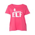 thumbnail image 1 of Sassy Elf Womens Plus Size Scoopneck Tee, 1 of 1