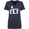 thumbnail image 1 of Sassy Elf Womens V-Neck T-Shirt, 1 of 2