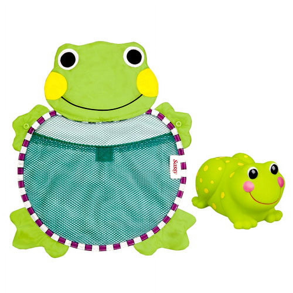 Sassy Froggies Bath Toy Organizer and Spout Guard
