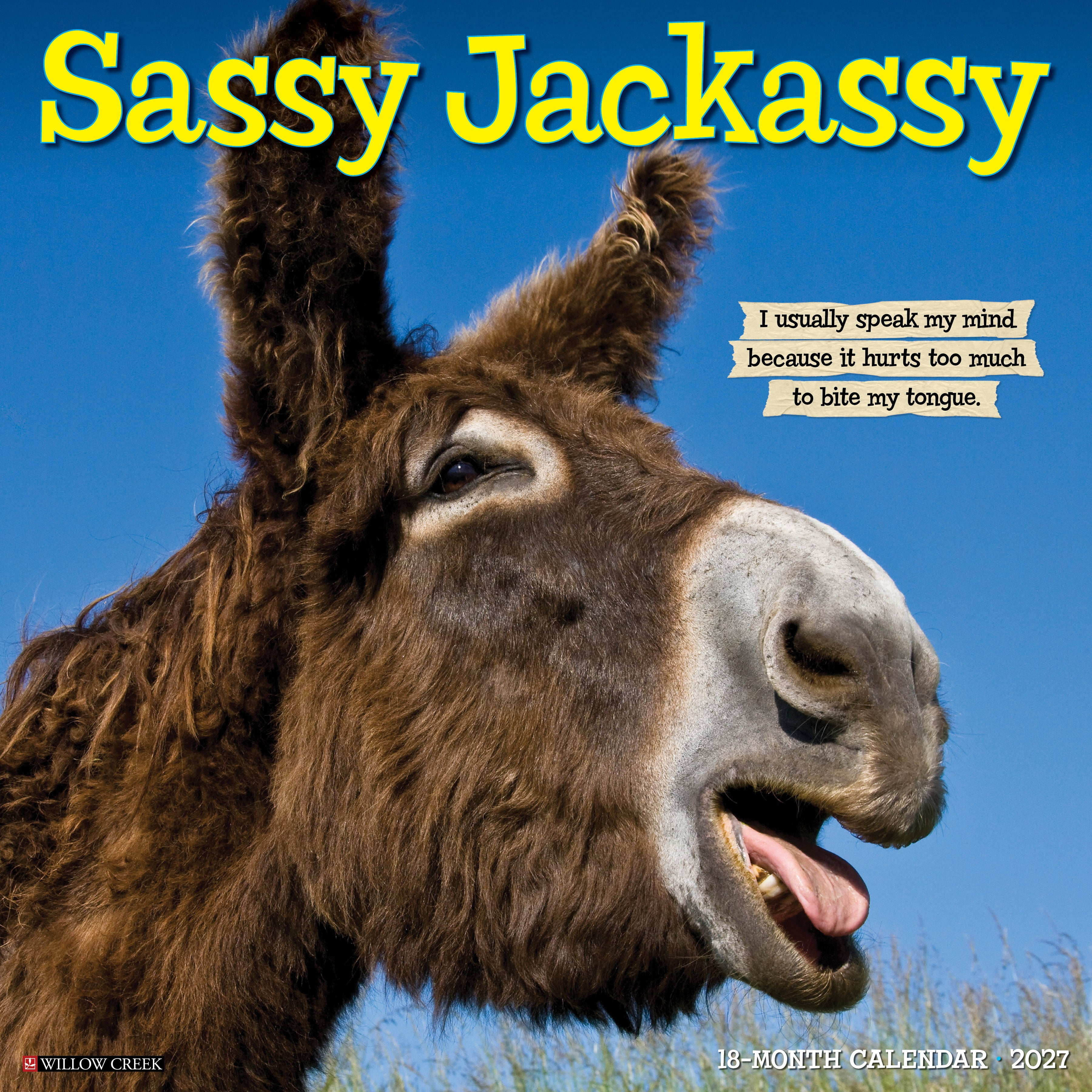 Willow Creek Press, Sassy Jackassy 2027 Wall Calendar