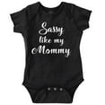 thumbnail image 1 of Sassy Like Mommy Funny Attitude Bodysuit Jumper Girls Infant Baby Brisco Brands 12M, 1 of 6