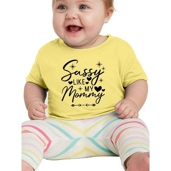 Sassy Like My Mommy T-Shirt Infant -Smartprints Designs, 18 Months