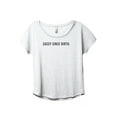 thumbnail image 1 of Sassy Since Birth Women's Fashion Slouchy Dolman T-Shirt Tee Heather White X-Large, 1 of 5