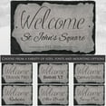 thumbnail image 1 of Sassy Squirrel Beautifully Handcrafted Slate Home Welcome Plaque - Welcome to The Beach House 12"x8" or 16"x10" Improve The Curb Appeal of Your Beach House with This Bespoke House Sign., 1 of 4