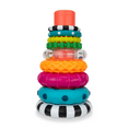 thumbnail interactive-video image 1 of Sassy Stacks of Circles Stacking Ring STEM Learning Toy, 9 Piece Set, Ages 6 months and up, 1 of 11