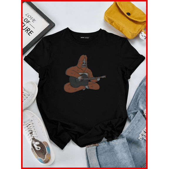 Sassy The Sasquatch Big Lez Show Trippy Alien Funny Bigfoot Mascot V90152 Unisex T-Shirt, S-5XL