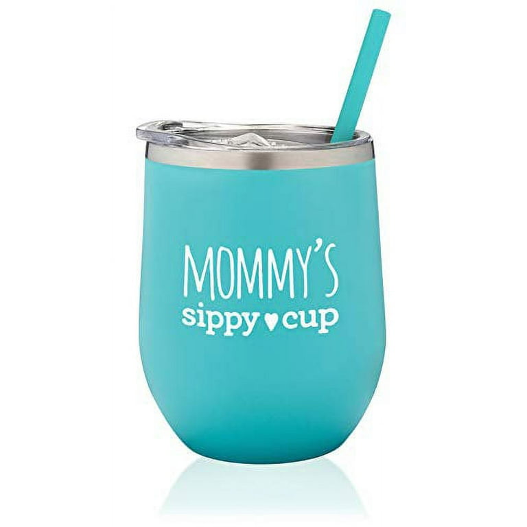 SassyCups Mommy's Sippy Cup Wine Tumbler | Engraved Stainless Steel  Stemless Wine Glass Tumbler with…See more SassyCups Mommy's Sippy Cup Wine  Tumbler