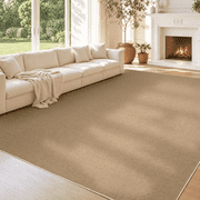 Sasttie 9'x12' Easy Jute Area Rug, Outdoor Patio Rug Washable Rugs for Entryway Indoor Outdoor Rugs, Natural
