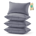 thumbnail image 1 of Sasttie Bed Pillows King Size Set of 4, Hotel Down Alternative Sleeping Bed Pillows for Side Back Stomach Sleepers,Dark Grey, 1 of 9