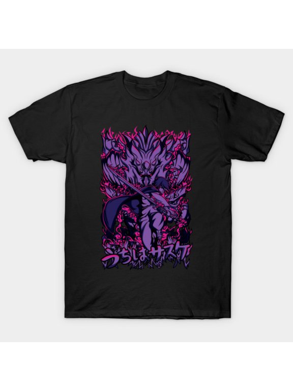 Sasuke Uchiha Dark Susanoo Wrath T-Shirt Sizes S-5Xl GooGate