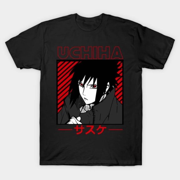 Sasuke Uchiha Sharingan - Naruto Anime T-Shirt Sizes S-5Xl GooGate