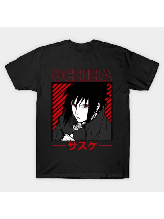 Sasuke Uchiha Sharingan - Naruto Anime T-Shirt Sizes S-5Xl GooGate