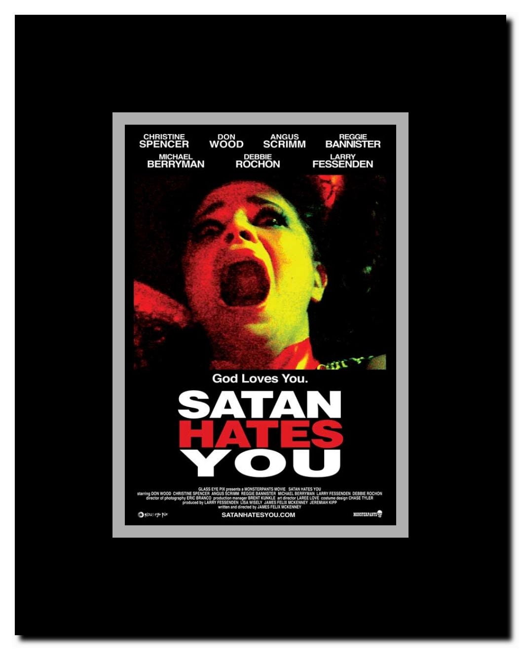 Satan Hates You Framed Movie Poster