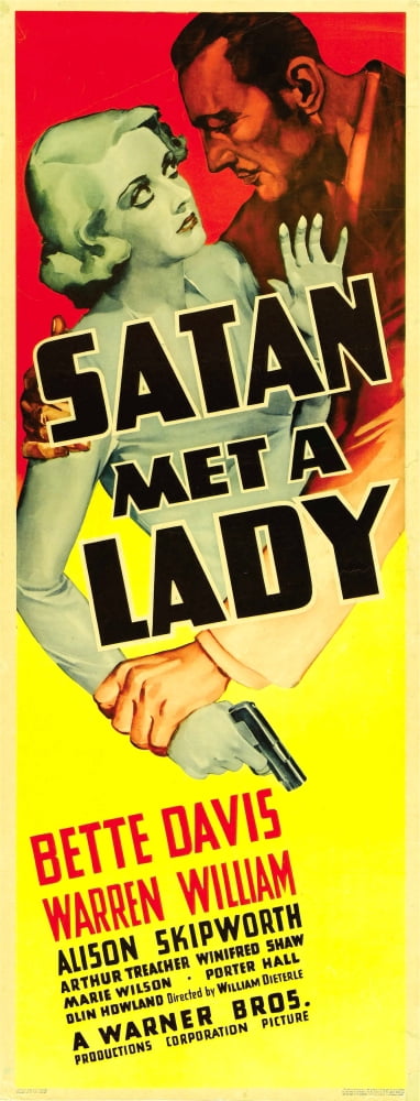 Satan Met A Lady Canvas Art -  (11 x 17)