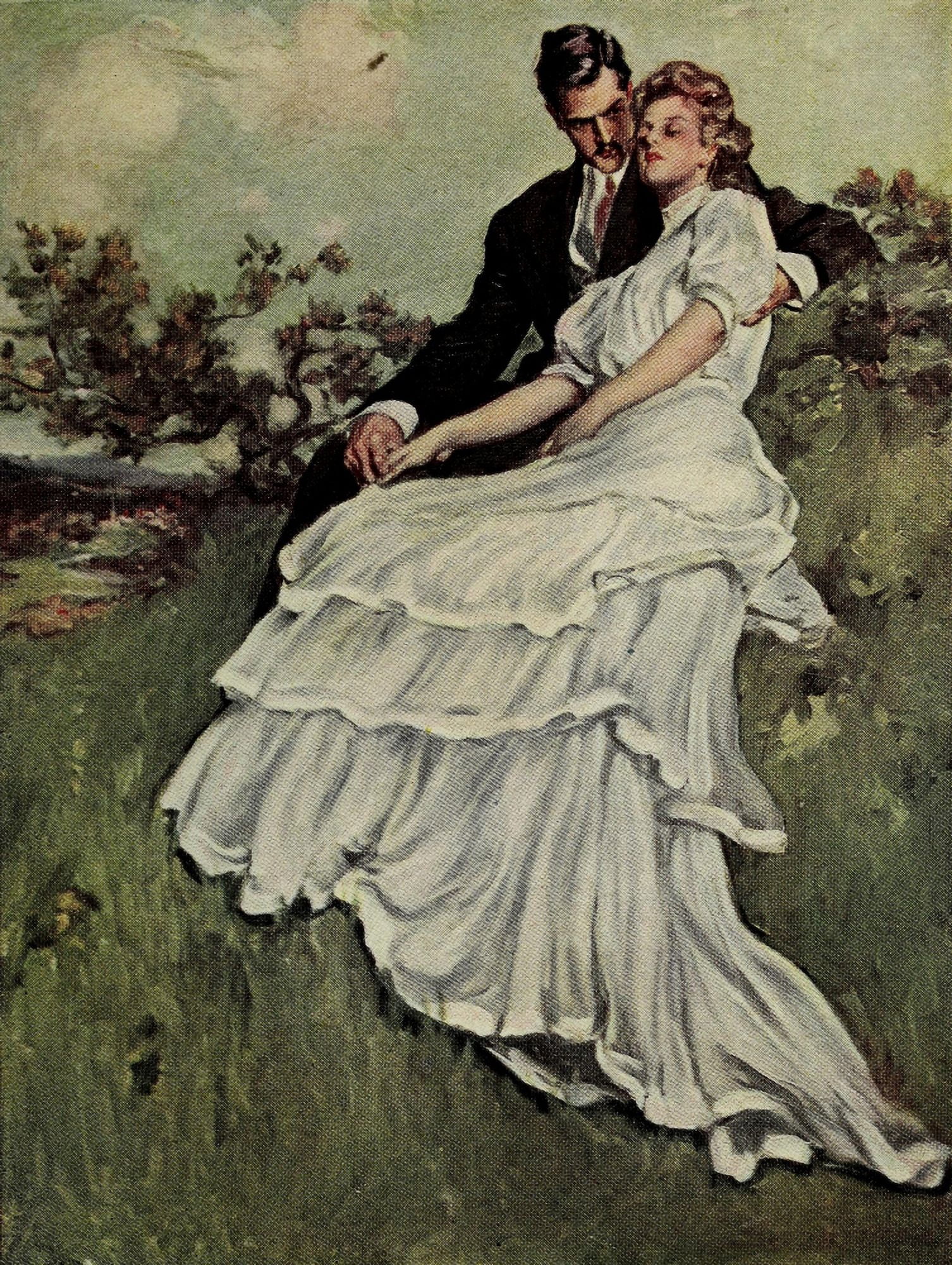 Satan Sanderson 1907 Outside Canvas Art - AB Wenzell (18 x 24)